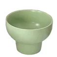 thumbnail image 7 of 4 Inch Retro Ceramic Bowl Cute Rice Bowl  Noodles Container Cereal Soup Dessert Snack Bowl Kitchen Tableware Microwave Safe (GreenMelon,4.25 inch), 7 of 7