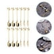 thumbnail image 5 of 12pcs Spoon de postre y horquilla Set de acero inoxidable Mezcla de pasteles de pastel de cuchara, 5 of 5