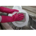thumbnail image 5 of DABOGOSA Mamison 2 pares de guantes de goma reutilizables impermeables para lavar platos en el hogar, guantes de cocina antideslizantes (mediano), 5 of 5