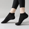 thumbnail image 2 of Babcutegg Womens Pilates Socks Breathable and Comfortable Ankle Length Gym Wear Yoga Non-Slip Tight Fitting Athletic Wear for Women Black Size Free Size, 2 of 7
