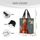 thumbnail image 3 of Balery Rusty Rocket Launch Bolsa de Mano para Mujeres con Cremallera, Bolsa de Gimnasio con Compartimentos, Bolsa para Laptop, Bolsa para Trabajo, 3 of 7