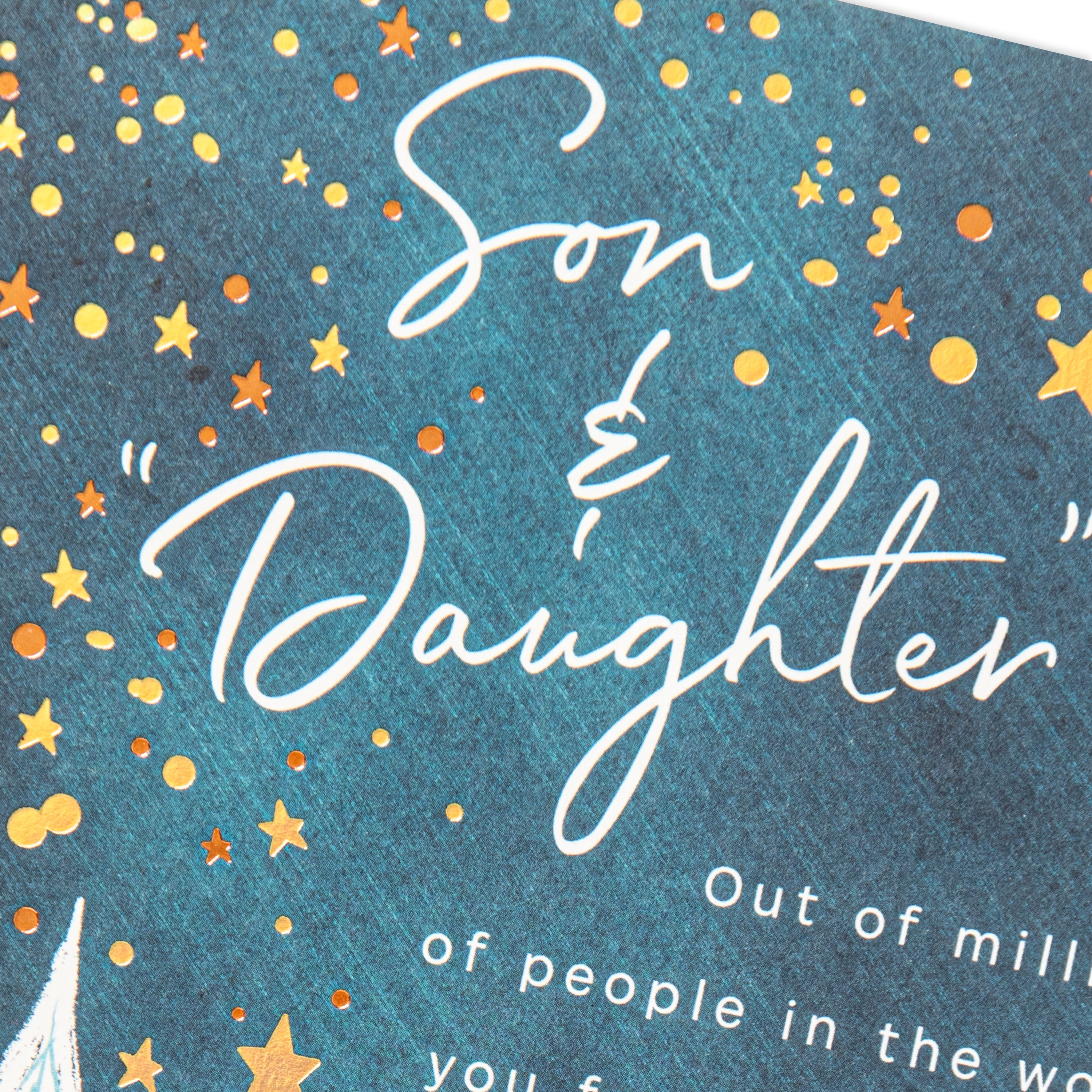 Hallmark Christmas Greeting Card for Son and Daughter-in-Law (You Found the Gift of Each Other)