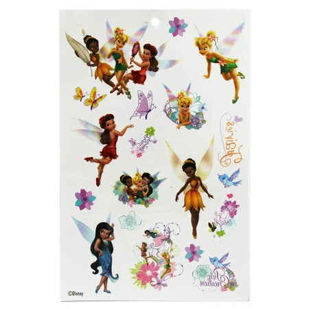 - Disney Fairies Tinker Bell and Friends Assorted Design Temporary Tattoos