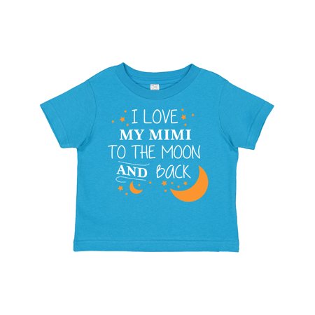 

Inktastic I Love My Mimi to the Moon and Back Gift Toddler Boy or Toddler Girl T-Shirt