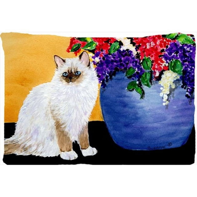 Carolines Treasures SS8604PILLOWCASE 20.5 x 30 in. Cat - Ragdoll Moisture Wicking Fabric Standard Pillowcase