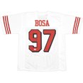 thumbnail image 2 of San Francisco 49ers Nick Bosa Autographed White Jersey Beckett BAS Witness 230702, 2 of 2