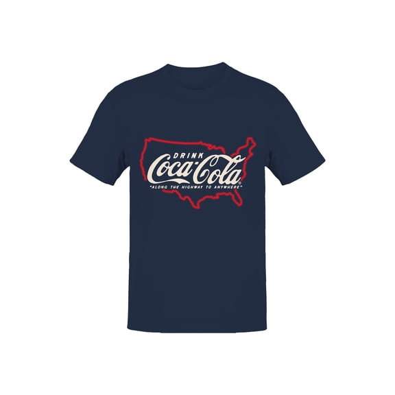 Officially Licensed Coca Cola Highway to Anywhere Men's T-shirt