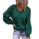thumbnail image 1 of Suéter casual para mujer, suéter de manga larga para mujer, jersey para mujer, suéter de punto para mujer, funcionalidad inteligente, 1 of 6