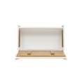 thumbnail image 3 of Linon Kasey High Back Dining Bench with Storage, 27" Wide, Honey/White, 3 of 20