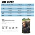 thumbnail image 4 of Daiia Daisy Sleeping Sloth Printed Men's Tank Tops,Casual Soft Sleeveless Gym Muscle Shirts Bodybuilding Tee-XX-Large, 4 of 8