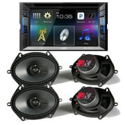JVC KWV11 +(2 pair) Kicker KS 6x8 5x7 Coaxial Ford Speaker Upgrade