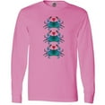 thumbnail image 3 of Inktastic Blue Crab Lover Long Sleeve T-Shirt, 3 of 5