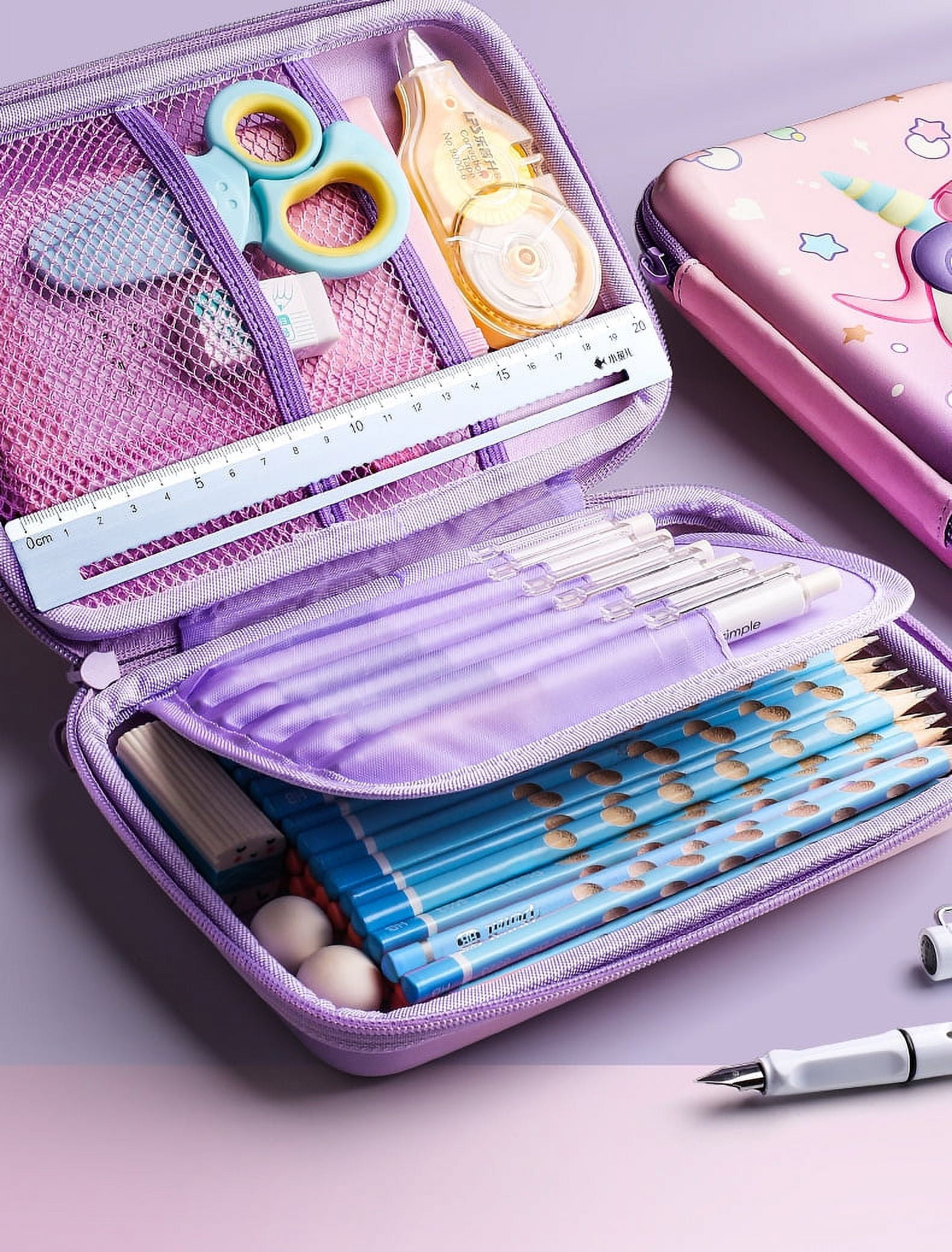 Zentric Pencil Pouch Cute Doll Pencil Case For Kids Art EVA  Pencil Box 