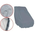 thumbnail image 4 of Boat Seat Cover Captain's Chair Cover Protection Accessory Water Resistant Oxford Fabric Gray, 4 of 9