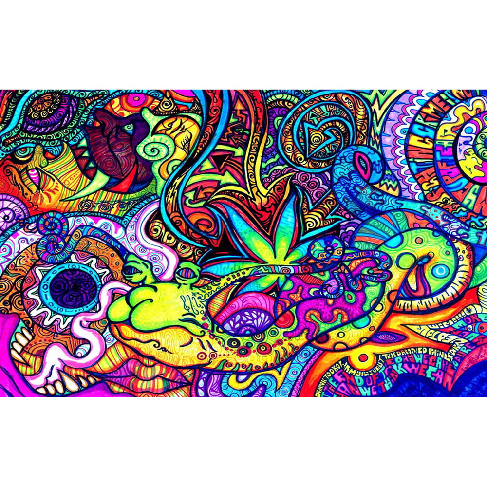 TRIPPY POSTER PSYCHEDELIC PICTURE GIANT WALL ART HUGE GIANT PRINT IMAGE LARGE
