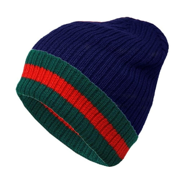 Winter Beanie Thermal Fur Lined Warm Solid Knit Skull Cuff Slouchy Ski Cap Hat