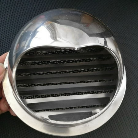

Stainless Steel Wall Air Vent Ducting Ventilation Exhaust Grille Cover Outlet