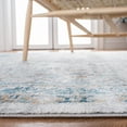 thumbnail image 5 of SAFAVIEH Shivan Deacon Oriental Floral Area Rug, Blue/Grey, 6'7" x 6'7" Round, 5 of 8