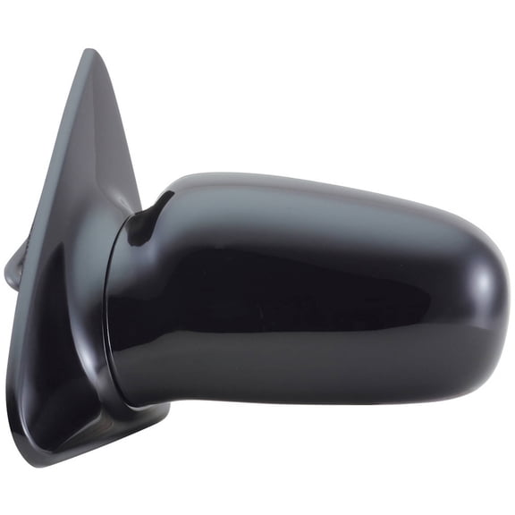 62648G - Fit System Driver Side Mirror for 95-05 Chevrolet Cavalier Convertible, Pontiac Sunfire Convertible black, spring loaded, Manual Remote