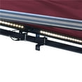 thumbnail image 2 of ALEKO AWCL13X10BURG37 Motorized LED Half Cassette Retractable Awning 13 X 10 Feet, Burgundy, 2 of 9