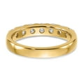 thumbnail image 6 of FJC Finejewelers 14 kt Yellow Gold 1 ct 7 Stone D E F Pure Light Moissanite Band 3 mm, 6 of 8