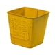 thumbnail image 5 of Maceta de escultura de hierro, organizador de adornos para plantas de interior y exterior, florero, Cuadrado amarillo, 5 of 9