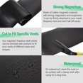 thumbnail image 4 of Uxcell 36" x 4" Magnetic Fireplace Draft Stopper, Fireplace Vent Cover Blocker, Black Brown, 2 Pcs, 4 of 6