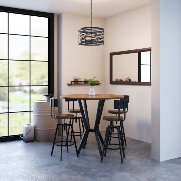 Millennium Lighting 929 Lighting 6 Light 12.5 inch Pendant Light in Multiple Finishes Matte Black Matte N/A