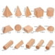 15pcs / Set Logs Stéréo Formes Géométriques Blocs de Construction Enfants en Bois Tôt Cognitive Éducative Assembler des Blocs de Construction – image 5 sur 8