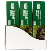 Expert Gardener 2-inch Tall Wall No-Dig Landscape Edging, 30-ft., Plastic, Black