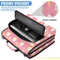 thumbnail image 6 of Zipper Binder with Shoulder Strap 2 inch 3 Ring Waterproof File Folder Organizer Bag 500 Sheet Ice Cream Pattern, 6 of 8