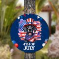 thumbnail image 4 of Patriotic Great Dane Celebrates 4th of July Round Wood Sign Danes Dog Lover Gifts Hanging Wall Home Decor - 02009, 4 of 5