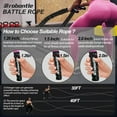 thumbnail image 3 of Battle Rope Brobantle de 30 pies para hacer ejercicio en casa o en el gimnasio, 3 of 7