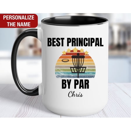 Best Principal By Par Personalized Gift Best Principal Disc Golf Mug Best Principal By Par
