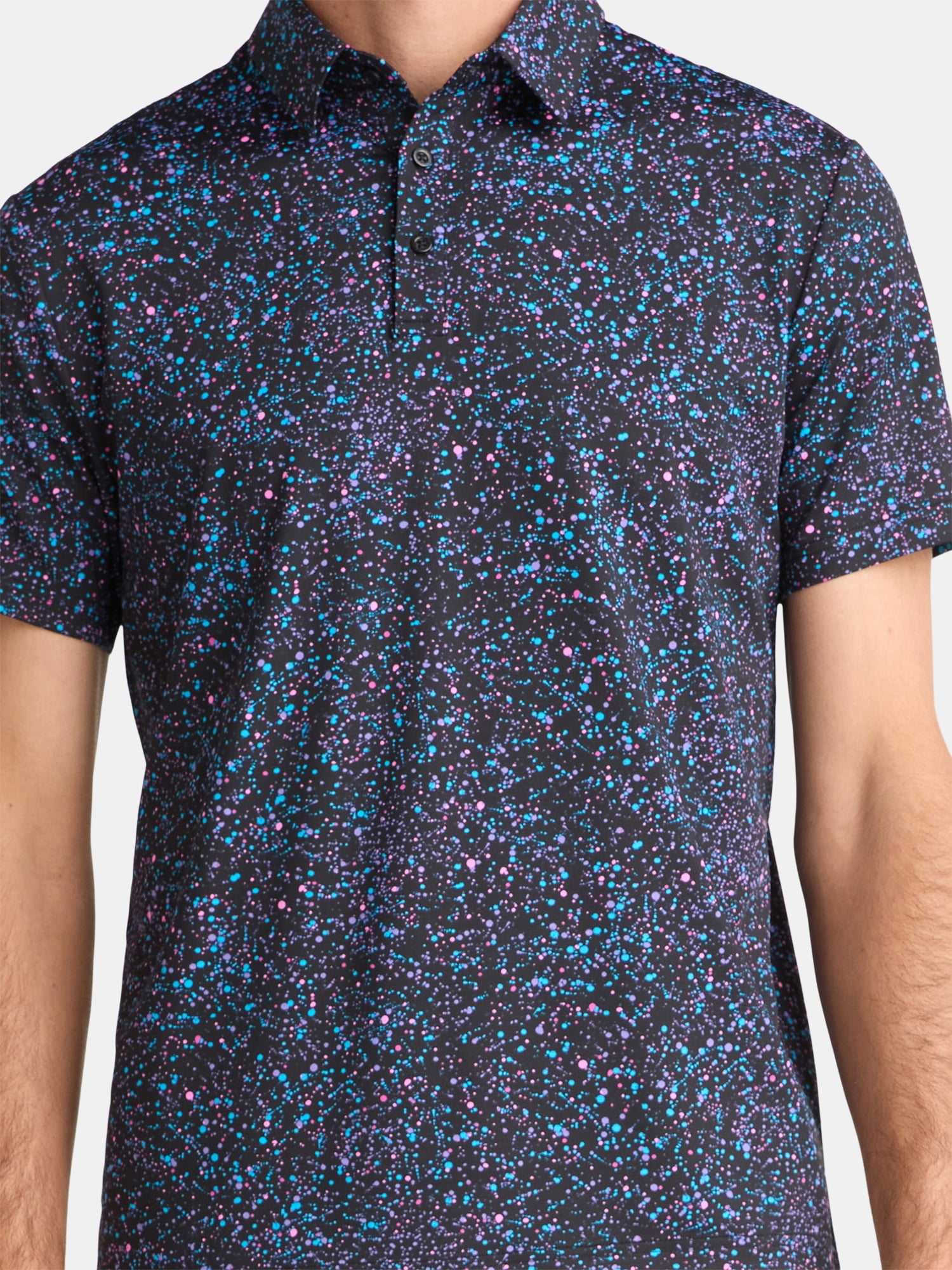 Birdie Bound Men's Novelty Print Golf Polo Shirt, Sizes S-3XL