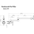 thumbnail image 2 of ZLINE Rembrandt Pot Filler in Oil-Rubbed Bronze (REM-FPF-ORB), 2 of 2