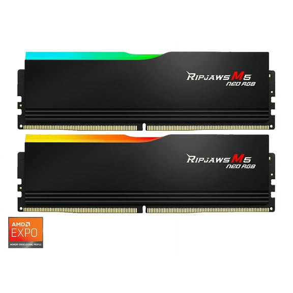 G.SKILL Ripjaws M5 Neo RGB Series 32GB (2 x 16GB) 288-Pin PC RAM DDR5 6000 (PC5 48000) Desktop Memory