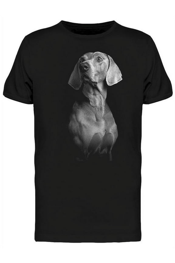 Posing Portrait Of Weimaraner T-Shirt Men -Image by Shutterstock, Male Large