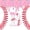 Pink B, variant on Meiyoeat Donut Baseball K Letter Twin Sheet Sets for Kids Girls, Cartoon Ice Cream Drip Bedding, Pink, 3pcs