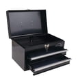 thumbnail image 4 of Caja de herramientas Apollo Tools de acero de 35 cm con 2 cajones negra DT5010, 4 of 7