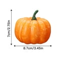 thumbnail image 3 of xiaxaixu Artificielle Citrouilles Décorations Halloween Simulation Mousse Citrouilles pour Halloween L'action de Grâce Automne Récolte Décorations Maison, 3 of 7