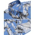thumbnail image 5 of COOFANDY Mens Hawaiian Shirts Short Sleeve Casual Button Down Tropical Beach Shirt, 5 of 6