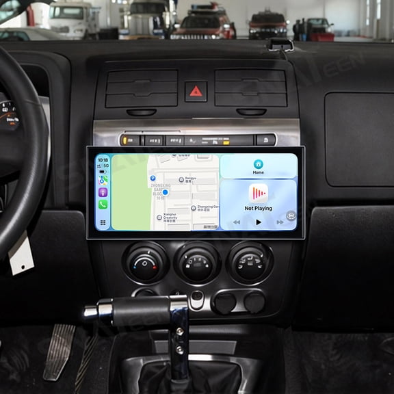 SNATEEN 15.8 inch Carplay Screen/Radio/Multimedia Player for Hummer H3 2005-2010 Car Navigation/GPS Upgrade Headunit Android Display 1080P Touch Screen Receiver Replace System