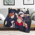 thumbnail image 6 of Blanket Super Soft Flannel Throw Blanket Gift Blanket for Music jjk Lovers All Seasons Bedroom Sofa Living Room Home Decorations 40x50"" （100 * 130cm）, Style, 6 of 6