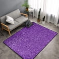 thumbnail image 2 of Glitter Purple Shaggy Area Rug, Rugs for Living Room Bedroom Non Slip Door Mat Indoor Carpet Machine Washable Nursery Home Decor Floor Mats for Entryway 60x39in-#, 2 of 5