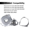 thumbnail image 4 of waltyotur Left Side Engine Stator Magneto Cover Case Replacement for Suzuki DRZ400 E S M, 4 of 5