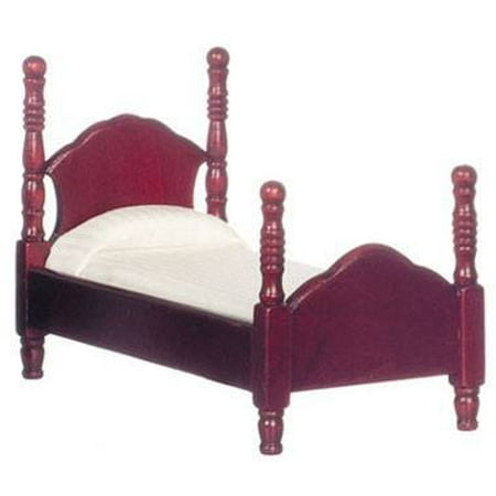 - Dollhouse Twin Bed, Mahogany
