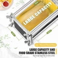 thumbnail image 5 of WZTO Stainless Steel French Fry Cutter Electric Stainless Steel Potato Cutter Fry Machine with Lid Professional Potato Cutting Supplies for Cucumbers Carrots Sweet Potatoes capable, 5 of 7