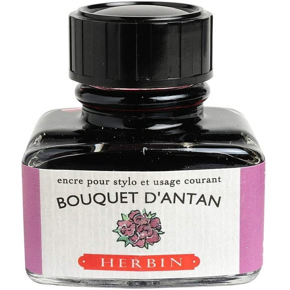 J Herbin 30 ml"D" Bouteille d'Encre - Bouquet D'antan