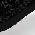 thumbnail image 5 of Lovzfmll Girls Boots, Cute Bow Sequin Glitter Snow Boots, Round Toe Thick Sole Fleece Lined Warm Winter Booties, Dressy Party Shoes for Toddler 18-24 Months, Black, 5 of 5